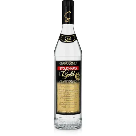 Vodka Stolichnaya Gold 750 ml + 250 ml Bônus