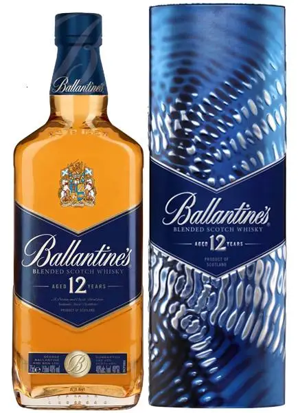 Whisky Ballantines 12 anos 750 ml – Lata