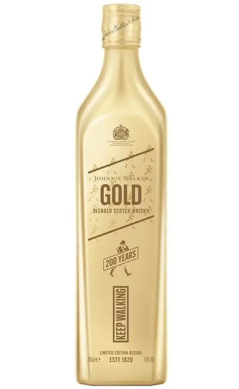 Whisky Johnnie Walker Gold 200 anos Limited Edition 750 ml