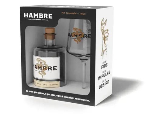 Kit Gin Hambre + Taça 750 ml