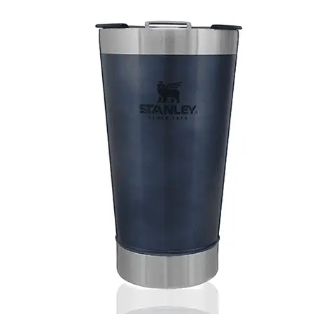 Copo Térmico Stanley Azul Com Tampa de Cerveja 473 ml