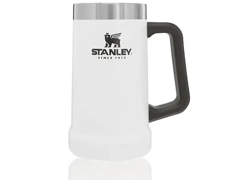 Caneca Térmica De Cerveja Stanley Branca 709 ml