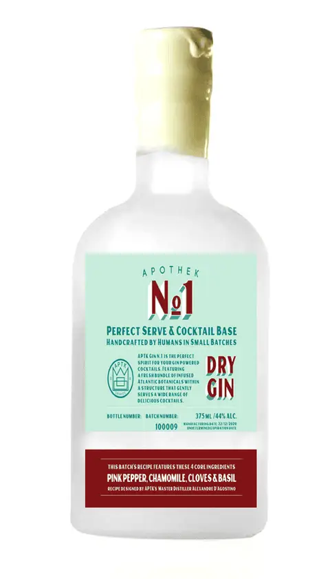 Gin London Dry Nº 1 Aptk 375 ml