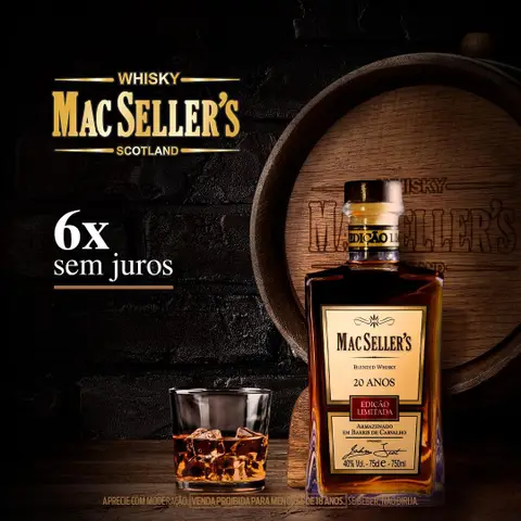 Whisky Mac Seller’s 20 Anos 750 ml