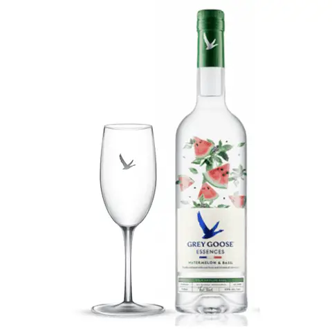 Kit Grey Goose Essences Watermelon 750 ml +Taça