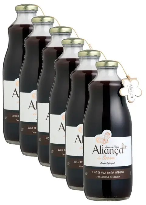Suco de Uva Aliança 1000 ml c/ 6 unidades