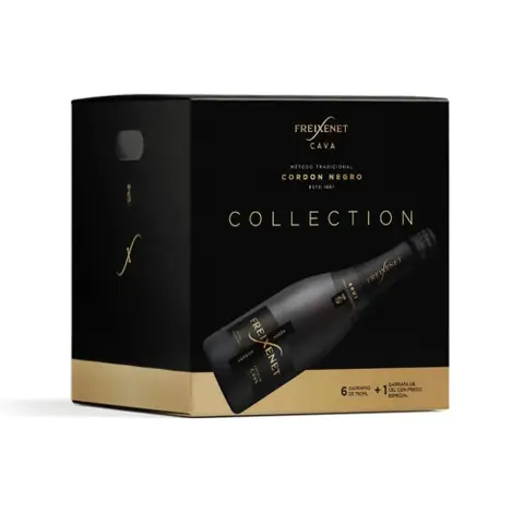 Kit 6 Freixenet Collection Cordon Negro + 1 1500 ml