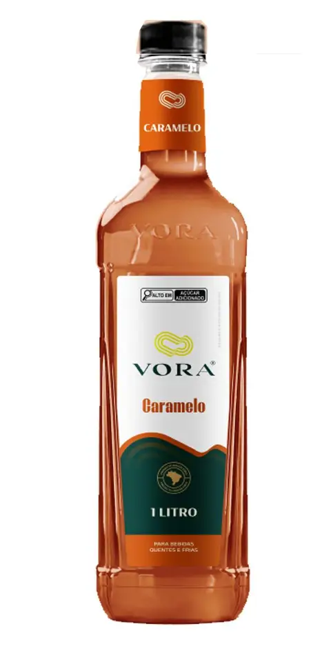 Xarope Vora Caramelo 1 L