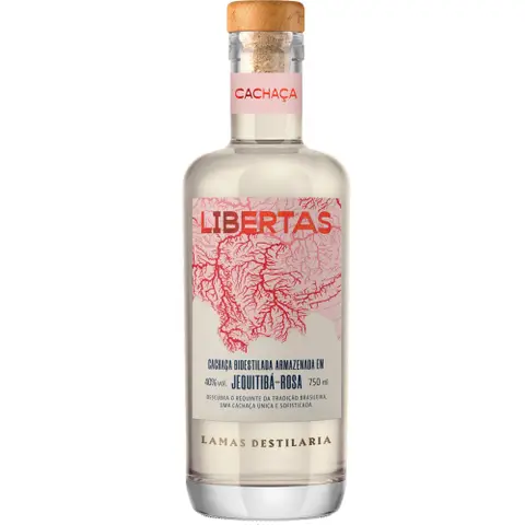 Cachaca Lamas Libertas Jequitiba Rosa 750ml