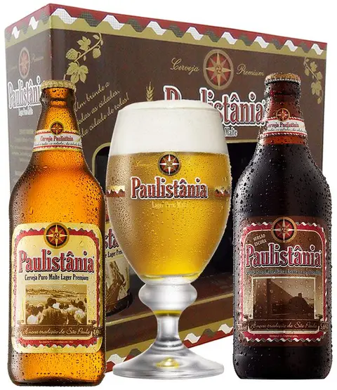 Kit 2 Cervejas Paulistânia c/ Taça