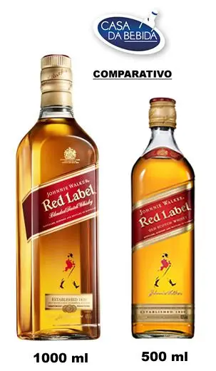Whisky Johnnie Walker Red Label 500 ml