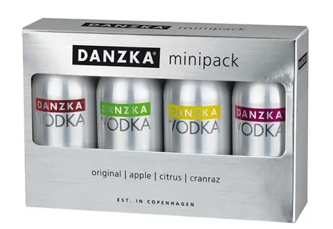 Kit 4 Miniatura Danzka Sabores – 4 x 50 ml