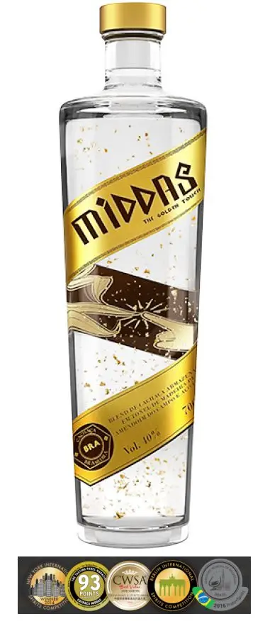 Cachaça Middas 700 ml – Flocos de Ouro