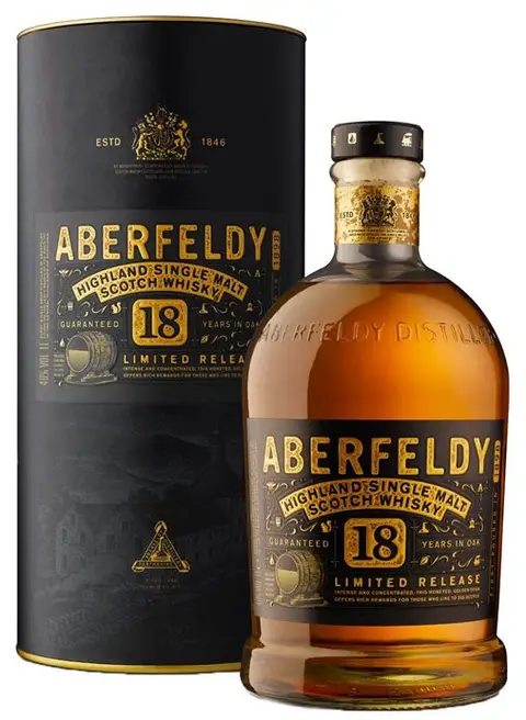 Whisky Aberfeldy 18 anos 1000 ml – Single Malt