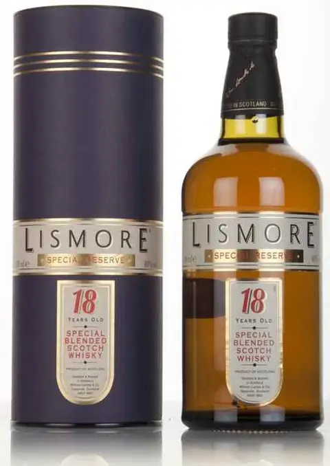 Whisky Lismore 18 anos 750 ml – Special Reserve