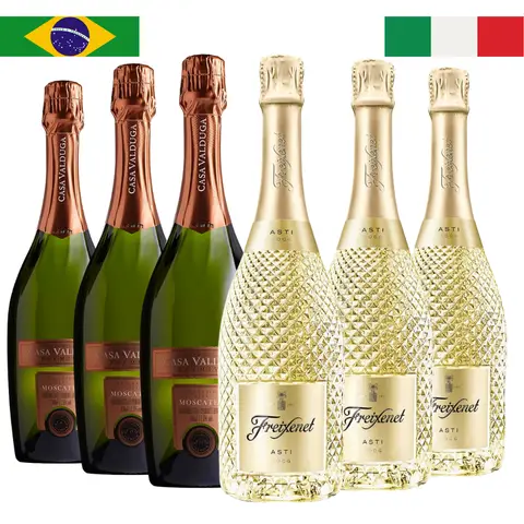 Combo 6 Espumantes Freixenet + Casa Valduga