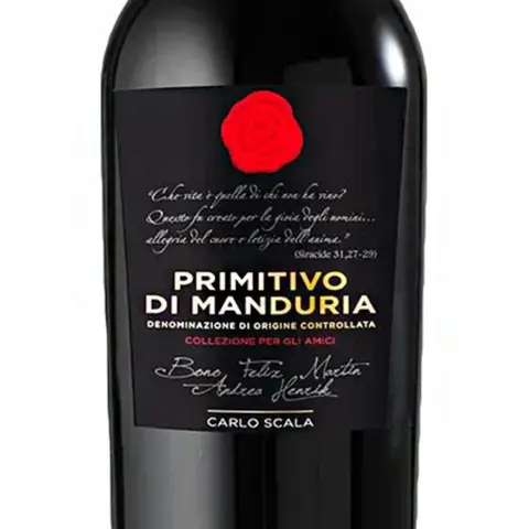 Vinho Tinto Carlo Scala Primitivo di Manduria Doc 750ml