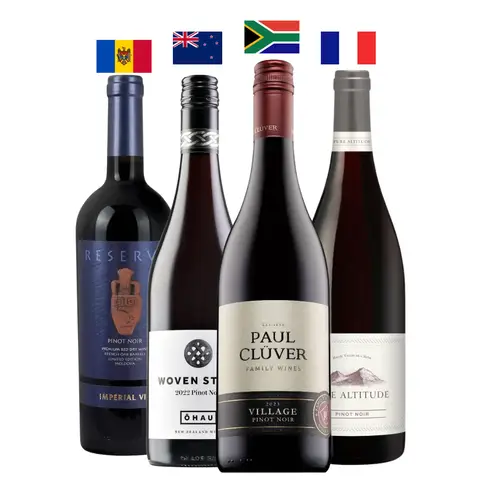 Combo Pinot Noir do Mundo 4 Garrafas