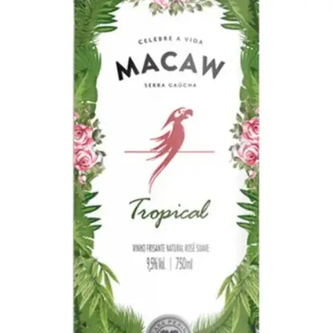 Vinho Rosé Macaw Tropical Frisante 750ml