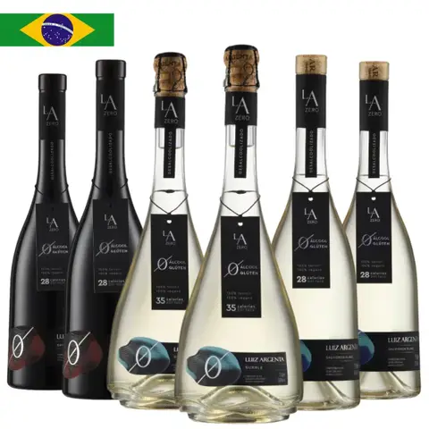 Combo Zero Álcool Luiz Argenta 6 Garrafas 750ml
