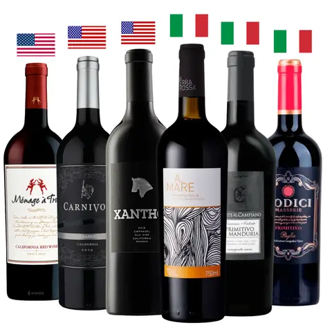Combo 3 Zinfandel + 3 Primitivo