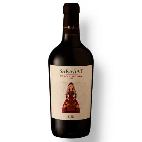 Vinho Tinto Saragat Monica di Sardegna 750ml