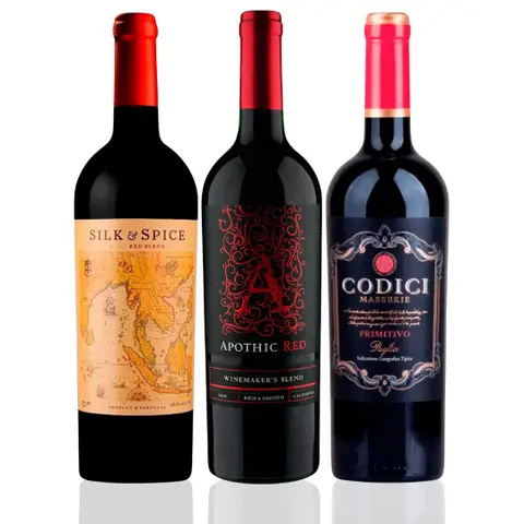 Combo 3 Vinhos Tintos 750ml