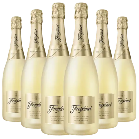 Kit 6 Garrafas Cava Freixenet Carta Nevada