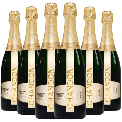 Kit Caixa Fechada 6 Espumante Chandon Reserve Brut