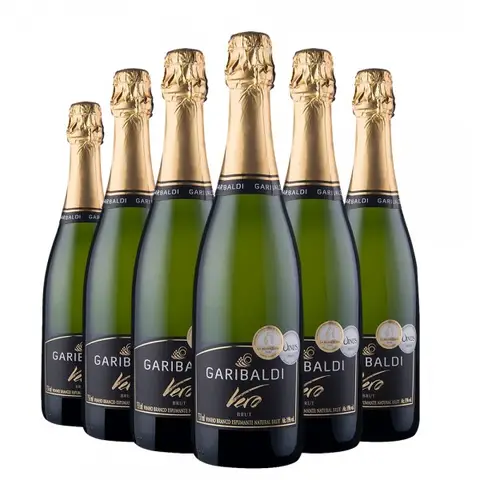 Pack 6 Espumante Garibaldi Vero Brut 750ml