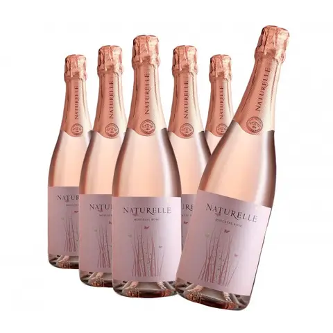 Pack 6 Espumantes Casa Valduga Naturelle Moscatel Rosé 750ml