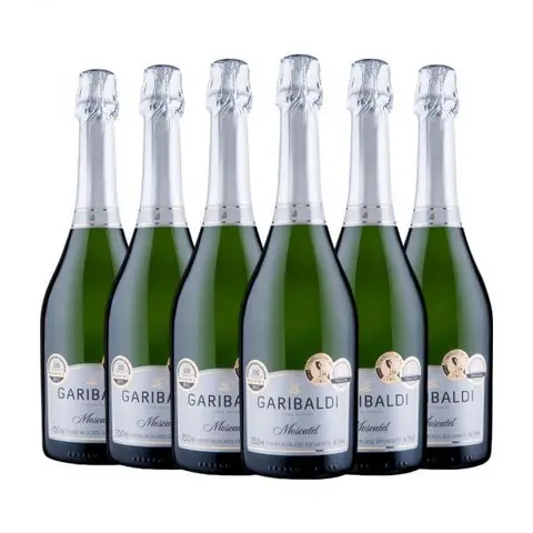 Pack 6 Espumantes Garibaldi Moscatel 750ml