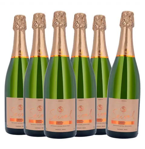 Pack 6 Espumantes Miolo Seival Brut 750ml